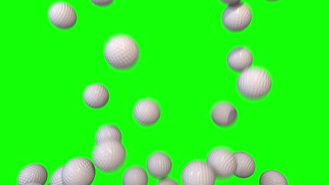 Golf-balls-fill-screen-transition-composite-overlay-4K